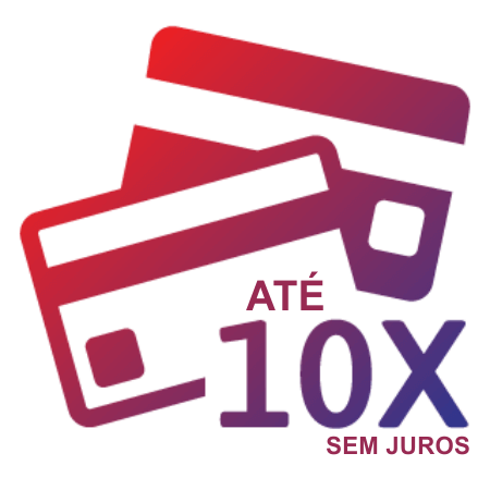 Parcelamentos em até 10x sem juros no cartão